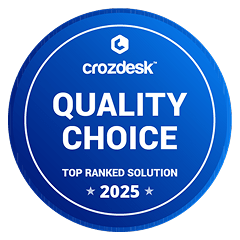 Crozdesk Quality Choice 2025 Award