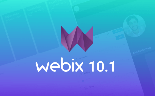 Webix 10.1: group calls and refined messaging interface for Chat, “Year” mode for Scheduler, task priorities for ToDo