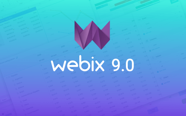 Webix 9.0: Pivot Remade, Updates for Diagram, Gantt and Spreadsheet