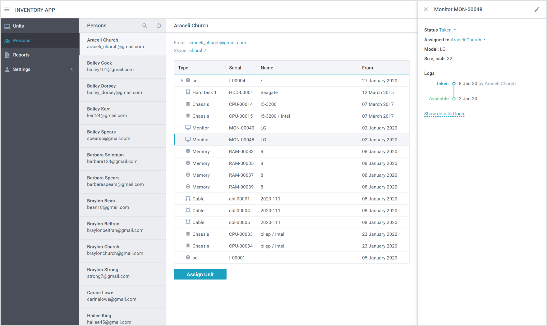 User management module